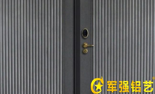 鑄鋁門防爆門內(nèi)門門面局部圖